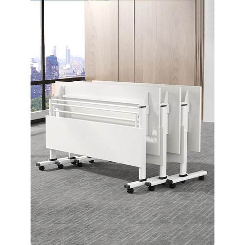 折叠培训桌办公桌可移动长条桌会议桌翻版桌拼接自由组合培训桌椅