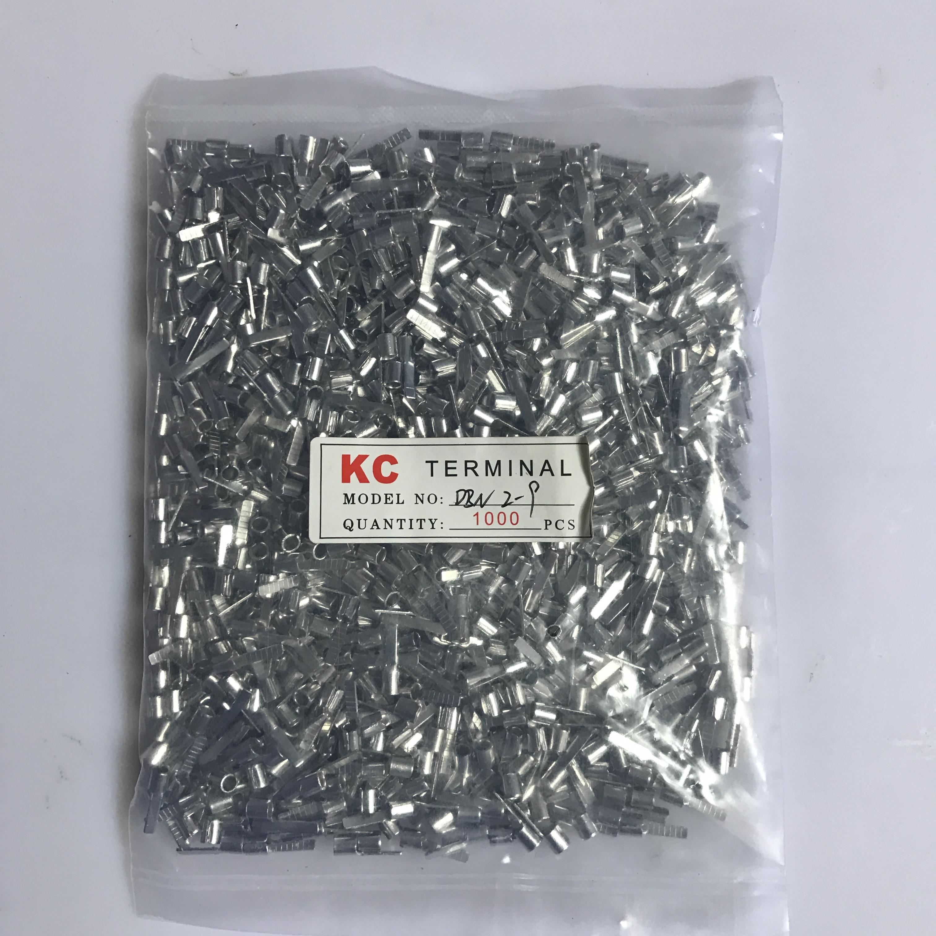 黄铜扁针型裸端头DBN2-10 鸭嘴鼻子 鸭舌端子 扁插针 片型端子