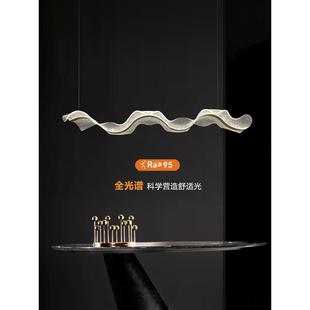 茶室吊灯艺术创意茶台新中式餐厅禅意轻奢设计师吧台前台岛台吊灯