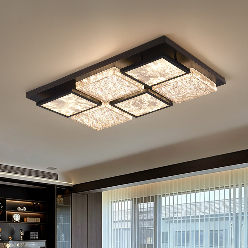 轻奢客厅吸顶灯2025新款方形款护眼全光谱美式大厅房间卧室用灯具,家装灯饰光源,客厅吸顶灯,淘宝优惠券,粉丝福利购,淘宝优惠卷