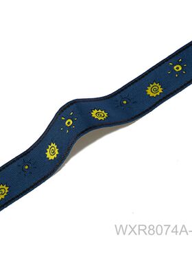 儿童房床品壁纸窗帘床品领带幅宽50mm带活泼边条精致刺绣花带花边
