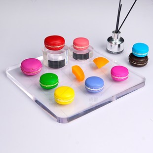 亚克力透明餐点台甜品台摆件冷餐茶歇摆台下午茶点心甜点糕点托盘