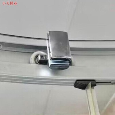 淋浴房滑轮配件吊轮浴室圆弧老式不锈钢隔断玻璃推拉门移门轮轨.