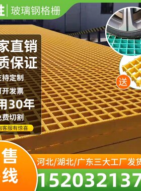 玻璃钢格栅板洗车房地板排水沟盖板污水厂地网格树篦子养殖场鸽舍