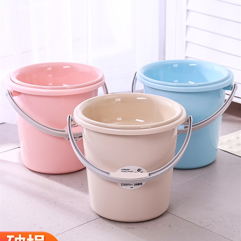 桶学生宿舍用脸盆水桶三件套桶盆套装带盖加厚大容量住校生活用品