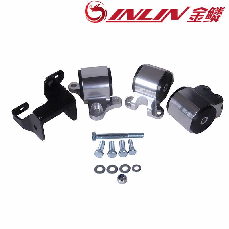 汽车改装适用本田思域EK引擎固定支架引擎发动机机脚 3孔全铝机脚