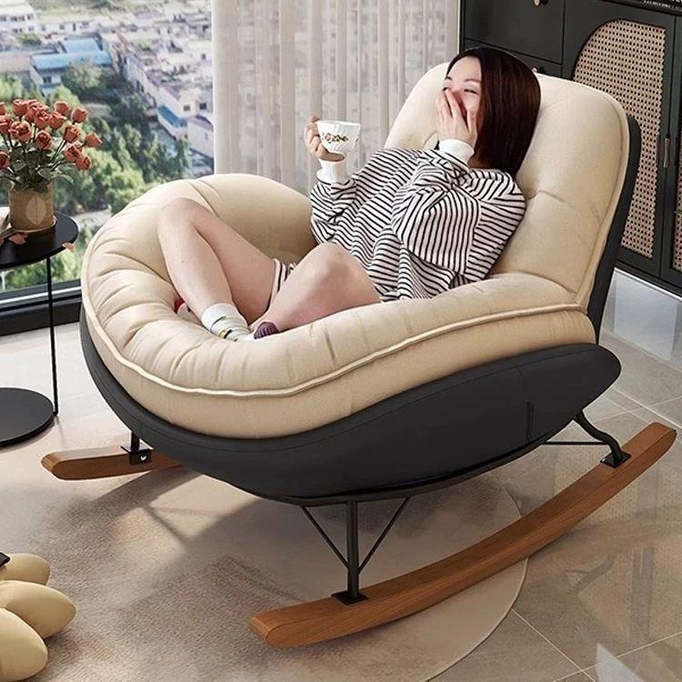 懒人沙发大人躺椅成人客厅单人阳台家用休闲卧室加厚企鹅摇g^