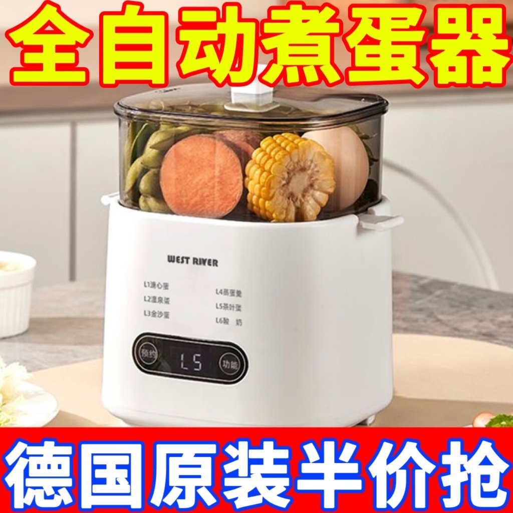 德国煮蛋器蒸蛋器多功能自动断电家用小型迷你宿舍煮鸡蛋早餐神器