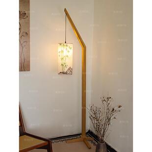 鼎涛宋代美学茶室落地灯新中式竹叶灯笼客厅民宿茶室氛围感钓鱼灯