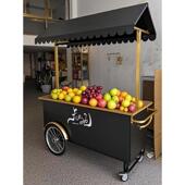 花车摆摊小推车地摊位售卖车户外夜市促销 展示架流动餐车冰激凌