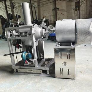 烧煤炭新款全自动大炮分体爆米花机摆摊商用电动手摇免搬锅膨厂家