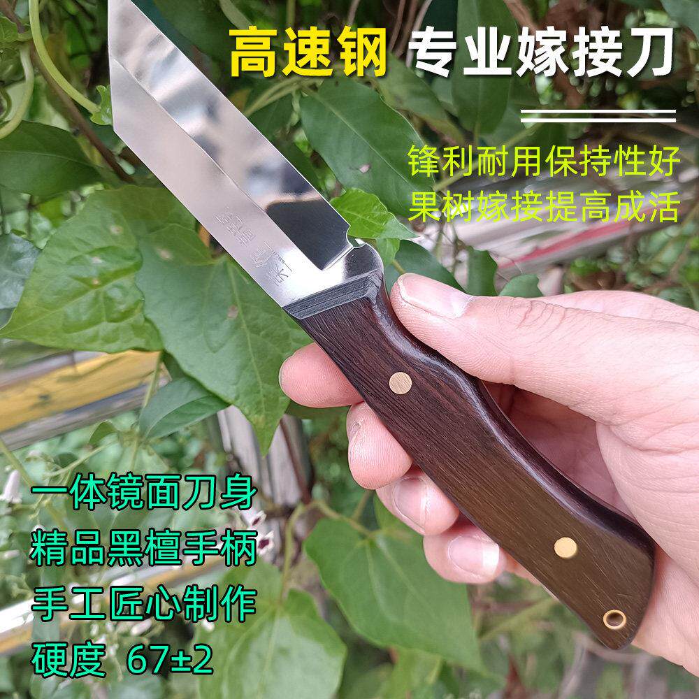 全镜面高速钢大枝嫁接刀荔枝龙眼果树户外嫁接工具园林园艺芽接刀