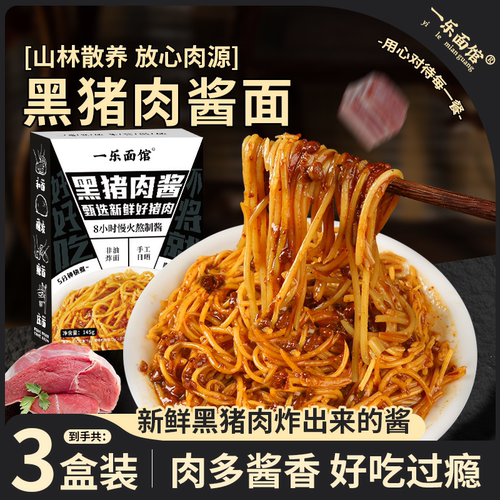 一乐面馆黑猪肉酱面速食拌面