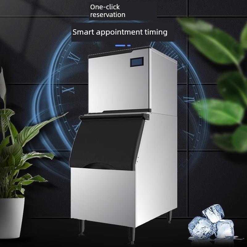 阳阳商业奶茶店制冰机大型Ktv吧250-300公斤分体式大容量冰块机