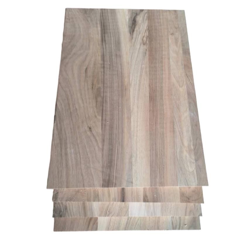 国产核桃木实木板材直拼大板黑胡桃木家具木板