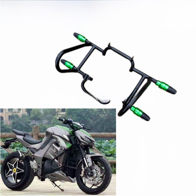 国产Z1000大蟒蛇电动车幻影350嘉爵N19电摩改装护杠防摔棒保险杠