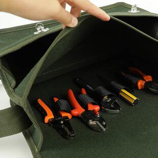 戴师傅厂家直销五金帆布工具包加厚水电工包大号多功能维修工具袋