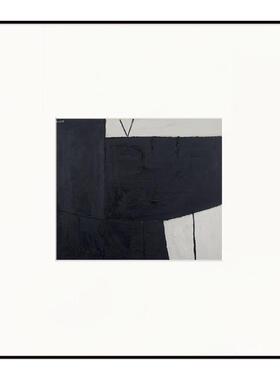 现代中式日式IDEE风格2奶油风装饰挂画原木民宿餐厅抽象禅意方形