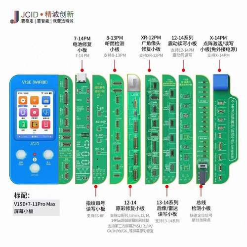 精诚V1SE感光编程器 原彩修复仪电池过绿 指纹点阵排线面 容ic读