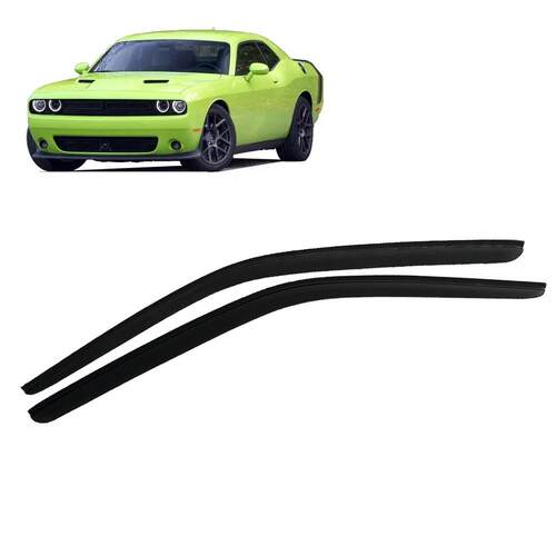 适用道奇DODGE CHALLENGER 2008-2023晴雨挡侧窗导流板雨眉加厚