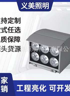 义美照明16W24W32W36W48W户外防水LED防水五凌双向上下照壁灯厂家