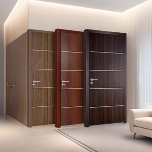 索福木塑门树脂门WPC门免漆环保防水防霉防白蚁套装门室内门外贸