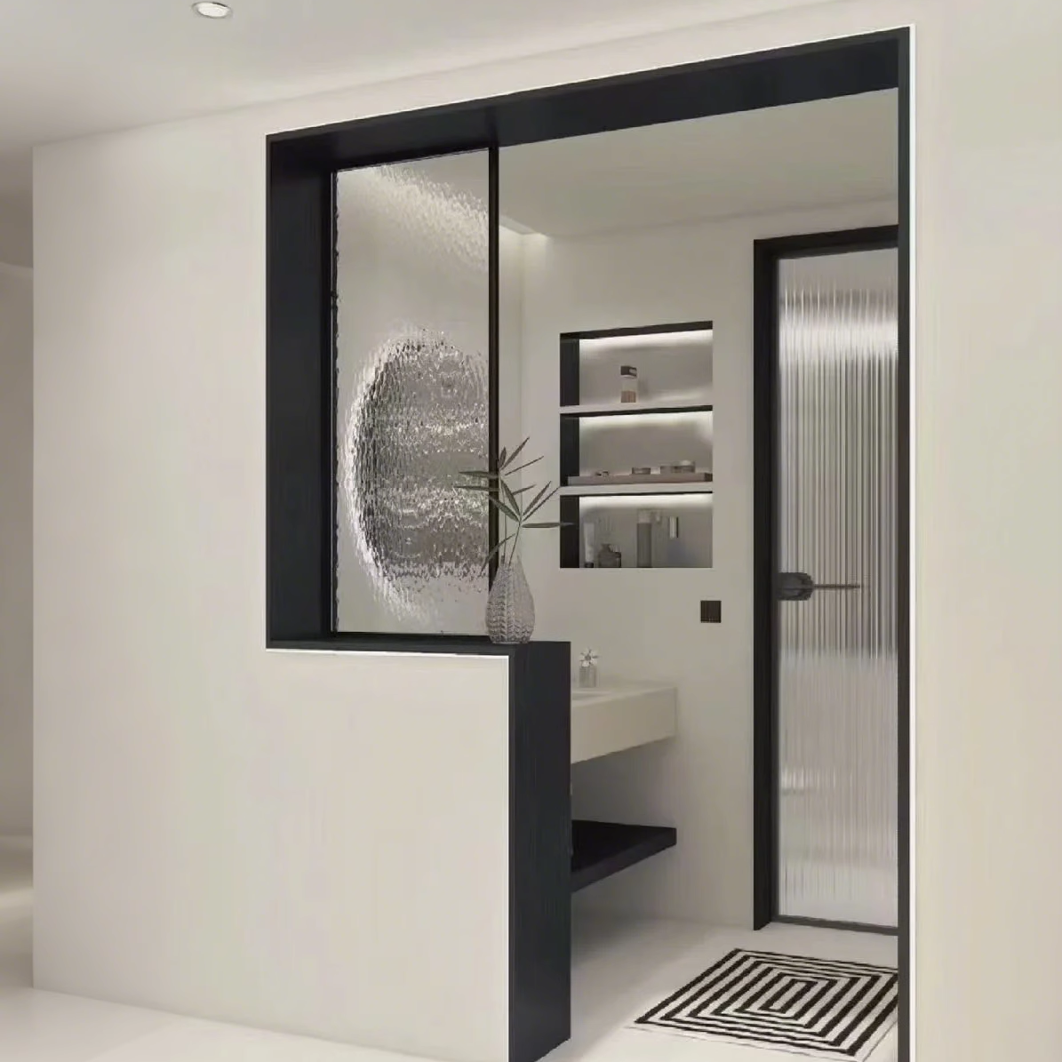 鹤淇美铝合金一体成型垭口套