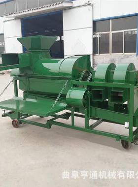 新款多能脱粒机 家用玉YRW粱脱粒功机 高大米豆电动脱粒机