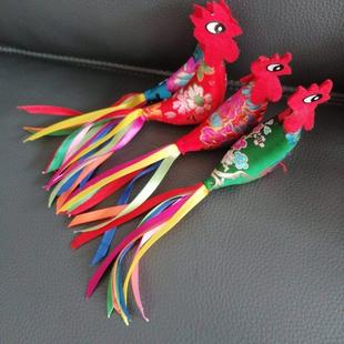 打春鸡新款高颜值打春鸡迎春鸡立春鸡纯手工缝制立春孩子戴在帽子