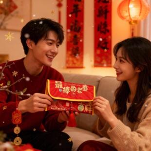 真棒的老婆红包2026豪华马年新款折叠式红包立式棒压岁钱新年红