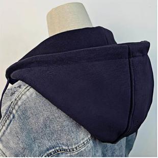 可拆卸帽子单买假帽子领连帽针织羽绒服风衣单独衣服上配的帽衫