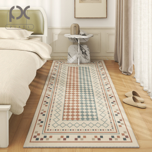 地毯卧室2023新款 房间隔音榻榻米垫耐脏防滑易打理地垫 床边毯法式