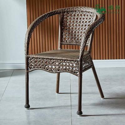 。背椅单人椅坐垫2023新款靠垫藤一体户家用腾椅藤编椅外阳台休闲
