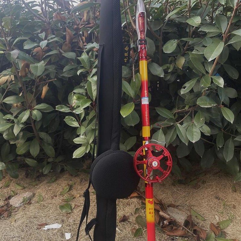 盘车溪流冲钓杆钓鱼谷麦竿袋子杆包专用鱼竿矶竿护竿收纳袋路亚竿图片