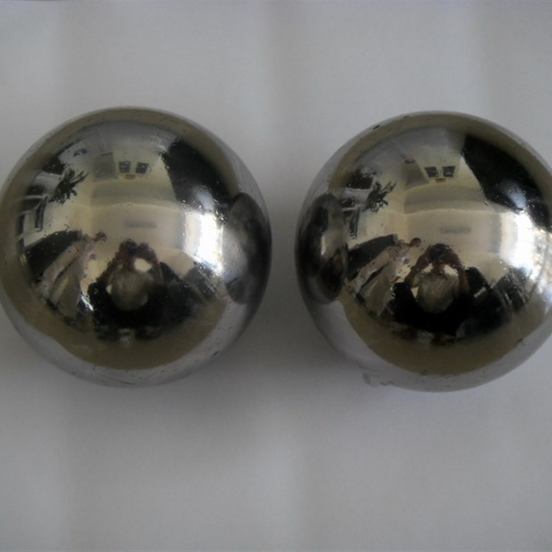 保定铁珠实心钢球健身手球45/50/55轴承60手转保健按摩铁球不锈钢