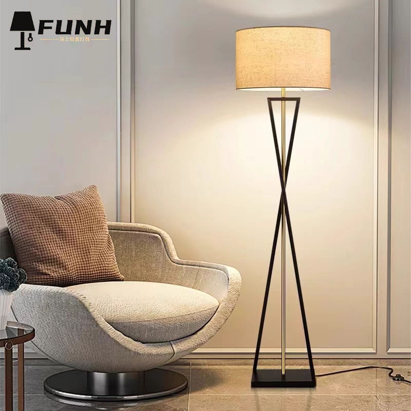 法式复古落地灯高级感立式台灯