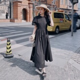 2025【现货夏款】新款泡泡袖连衣裙201-3045-P120-控178，女装连衣裙，浙宝201