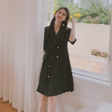 2025【现货夏款】新货拼接显瘦西装201-2215-p115-控168，女装连衣裙，浙宝201