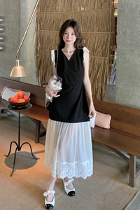 2025【现货夏款】新货法式蕾丝连衣裙201-Q017-P125-控188图片