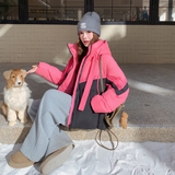 2025【现货冬款】新货撞色拼接羽绒服201-Q315-P245-控368，女装羽绒服，浙宝201