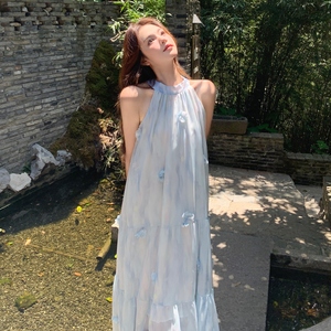 2025【现货夏款】新货立体花朵连衣裙201-Q103-P135-控198图片