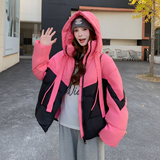 2025【现货冬款】新货撞色拼接羽绒服201-Q315-P245-控368，女装羽绒服，浙宝201