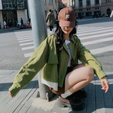 【现货春款】新货外套女假两件短款201-3033-P130-控188，女装短外套，浙宝201