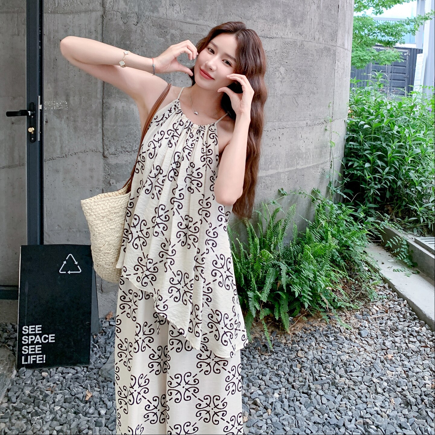 2025【现货夏款】新货吊带两件套201-Q112-P145-控218,女装套装/套裙,浙宝201