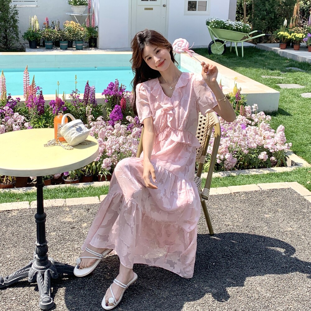 2025【现货夏款】新货碎花连衣裙201-Q023-P125-控188,女装连衣裙,浙宝201