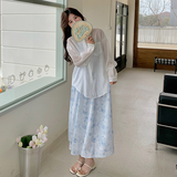 2025【现货夏款】新货碎花吊带裙套装201-Q006-P155-控228，女装套装/套裙，浙宝201