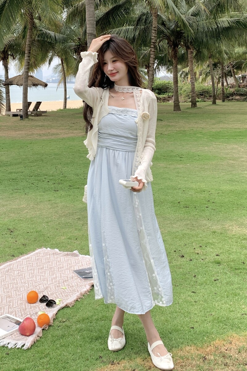 2025【现货夏款】新货吊带连衣裙两件套201-Q037-P125-控188,商品下架区,浙宝201