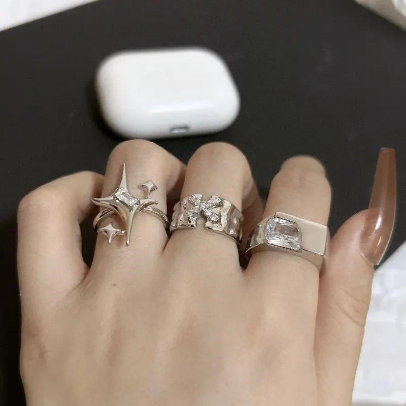 Punka Skull Retro Gothic Rings for Women Men Halloween Goth