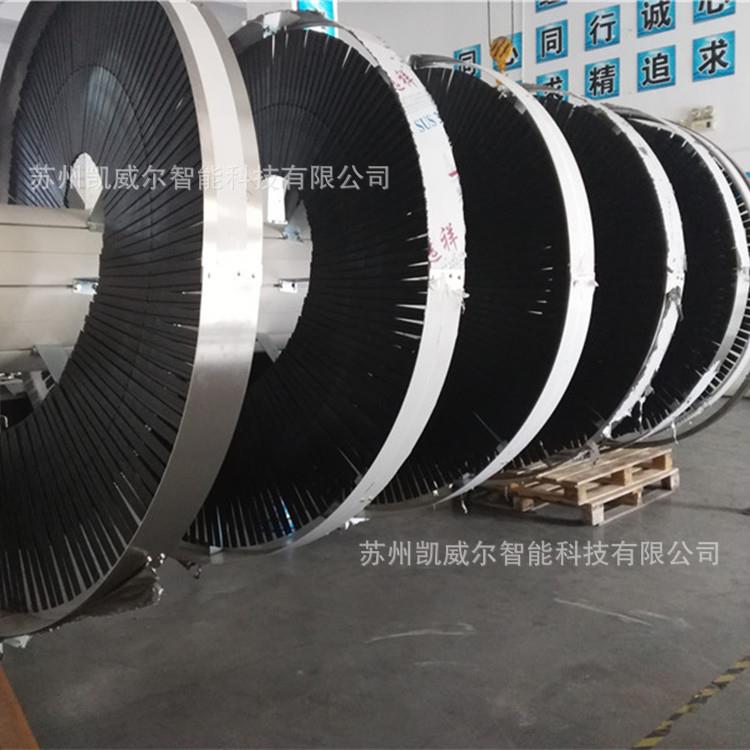 提升设备螺旋机旋转升降连续提升纸箱周转箱包装后端输送高效