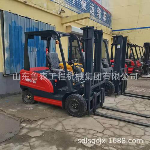 2小型四轮座驾电动叉衡车车卸间817常用平推高车吨液压装车